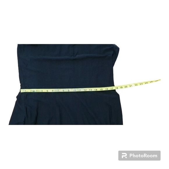 Eileen Fisher Maxi Dress Womens M Black Sleeveless Minimalist Italian Fa… - Picture 11 of 12